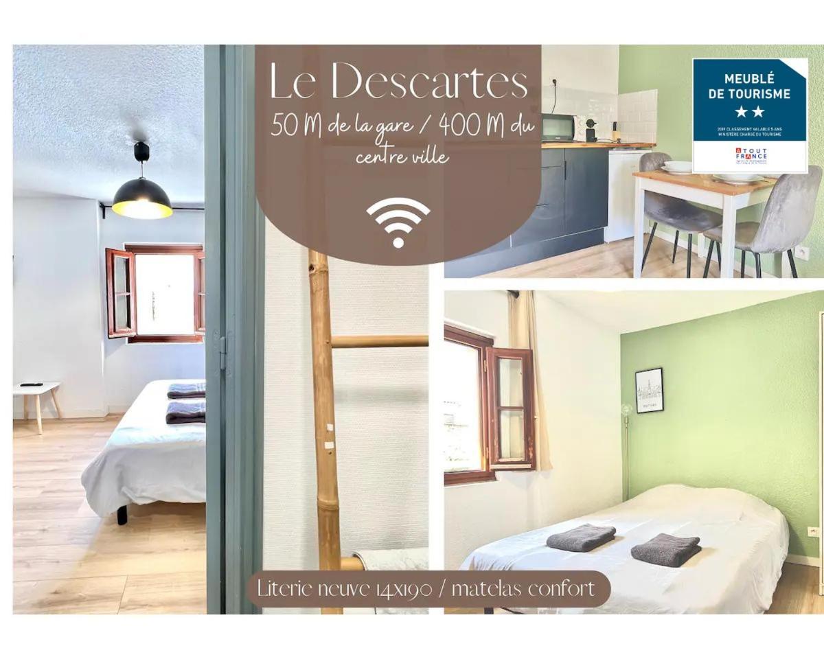 Le Descartes, à 50m de la gare Fibre/TV connecté Apartamento Poitiers Exterior foto
